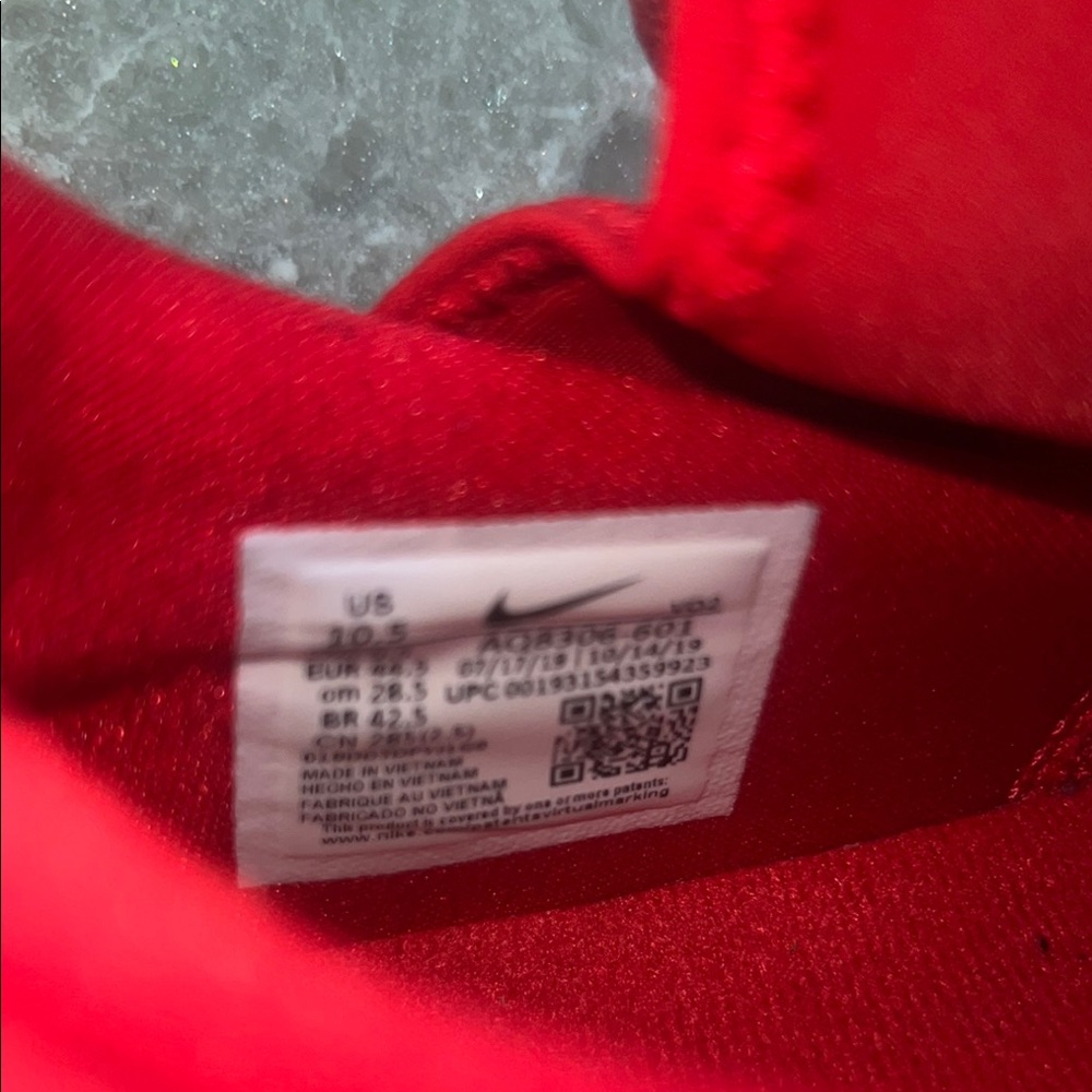 Nike Red Metcon Athletic Shoes Size 10 - Picture 3 of 7